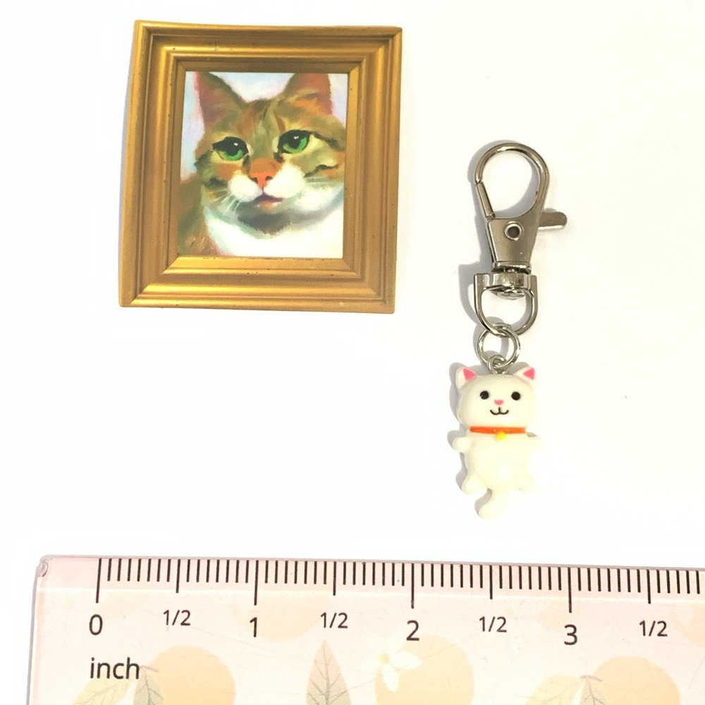 New Cat Keychain and Sticker Set - Picture 2 of 2